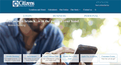 Desktop Screenshot of cbankandtrust.com